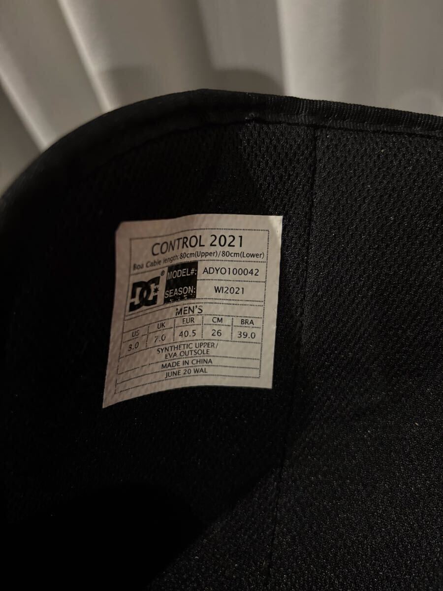 DC ディーシー 26cm CONTROL 2021 スノボードブーツ _画像5