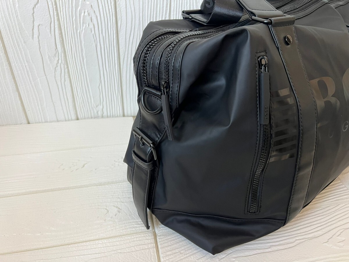 ヒューゴボス バッグ ボストンバッグ ショルダーバッグ ボディバッグ ショルダー付き_画像9