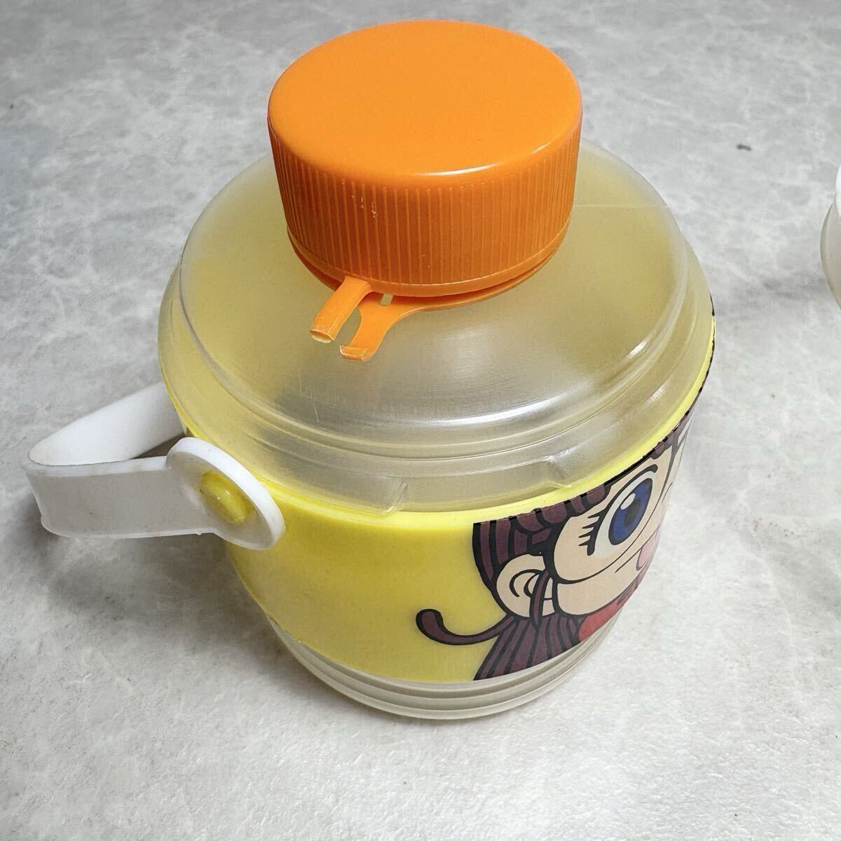 【当時物】Dr.スランプ アラレちゃん のびのび水筒 バヤリースオレンヂ アサヒビール 昭和 レトロ 鳥山明 グッズ キャラクター_画像5