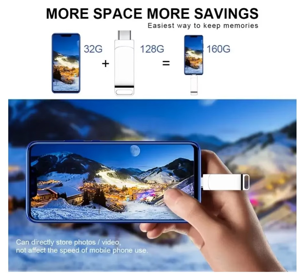 [Xiaomi] супер высокая скорость 3.2 TYPE-C USB память 1TB 2in1 флеш-память серебряный мульти- устройство соответствует установленный снаружи смартфон машина PC TV