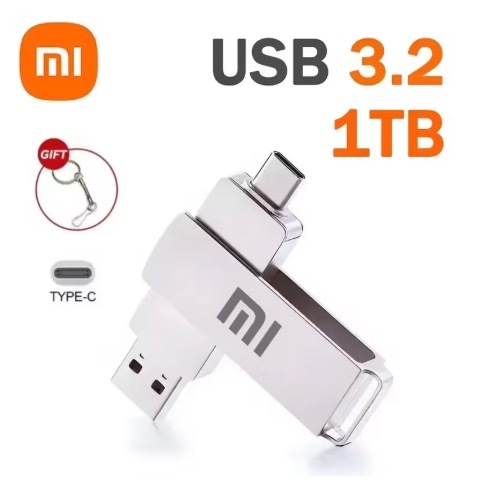 [Xiaomi] супер высокая скорость 3.2 TYPE-C USB память 1TB 2in1 флеш-память серебряный мульти- устройство соответствует установленный снаружи смартфон машина PC TV