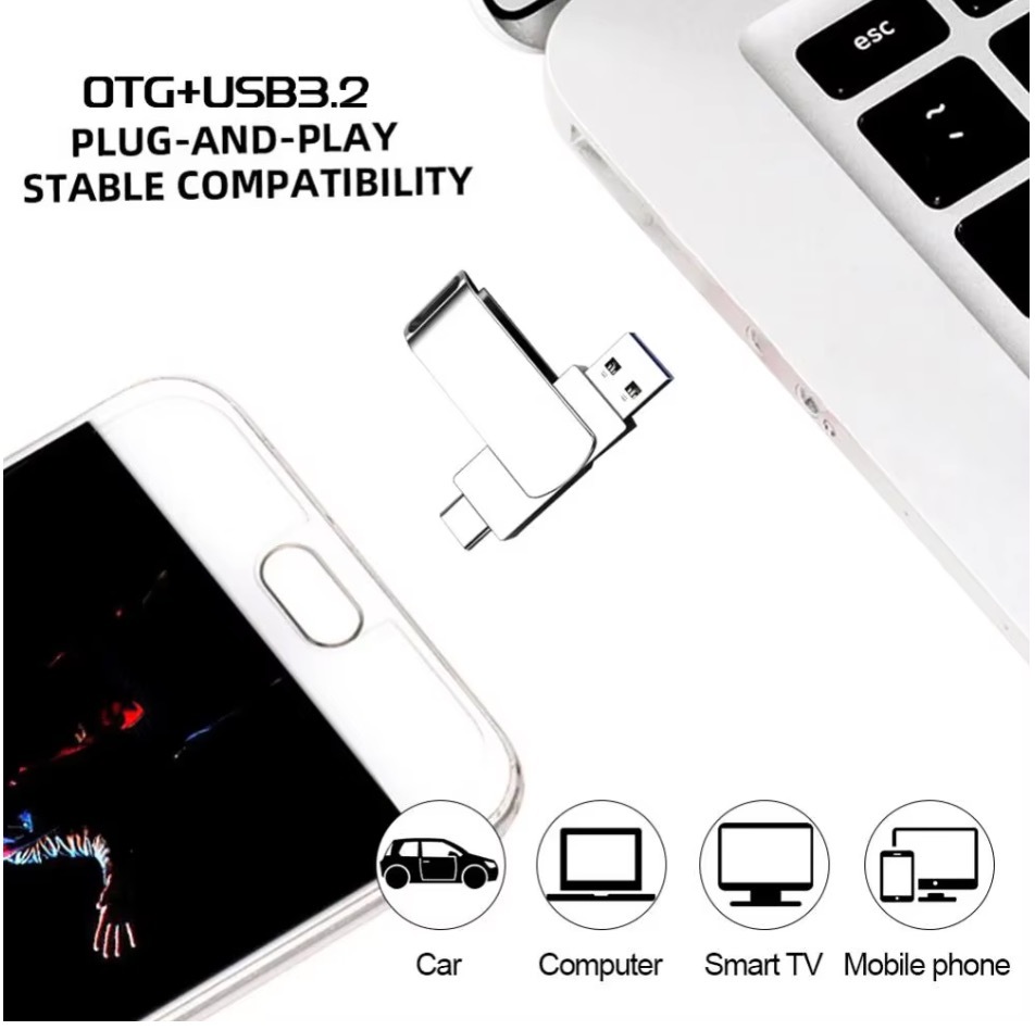 [Xiaomi] супер высокая скорость 3.2 TYPE-C USB память 1TB 2in1 флеш-память серебряный мульти- устройство соответствует установленный снаружи смартфон машина PC TV