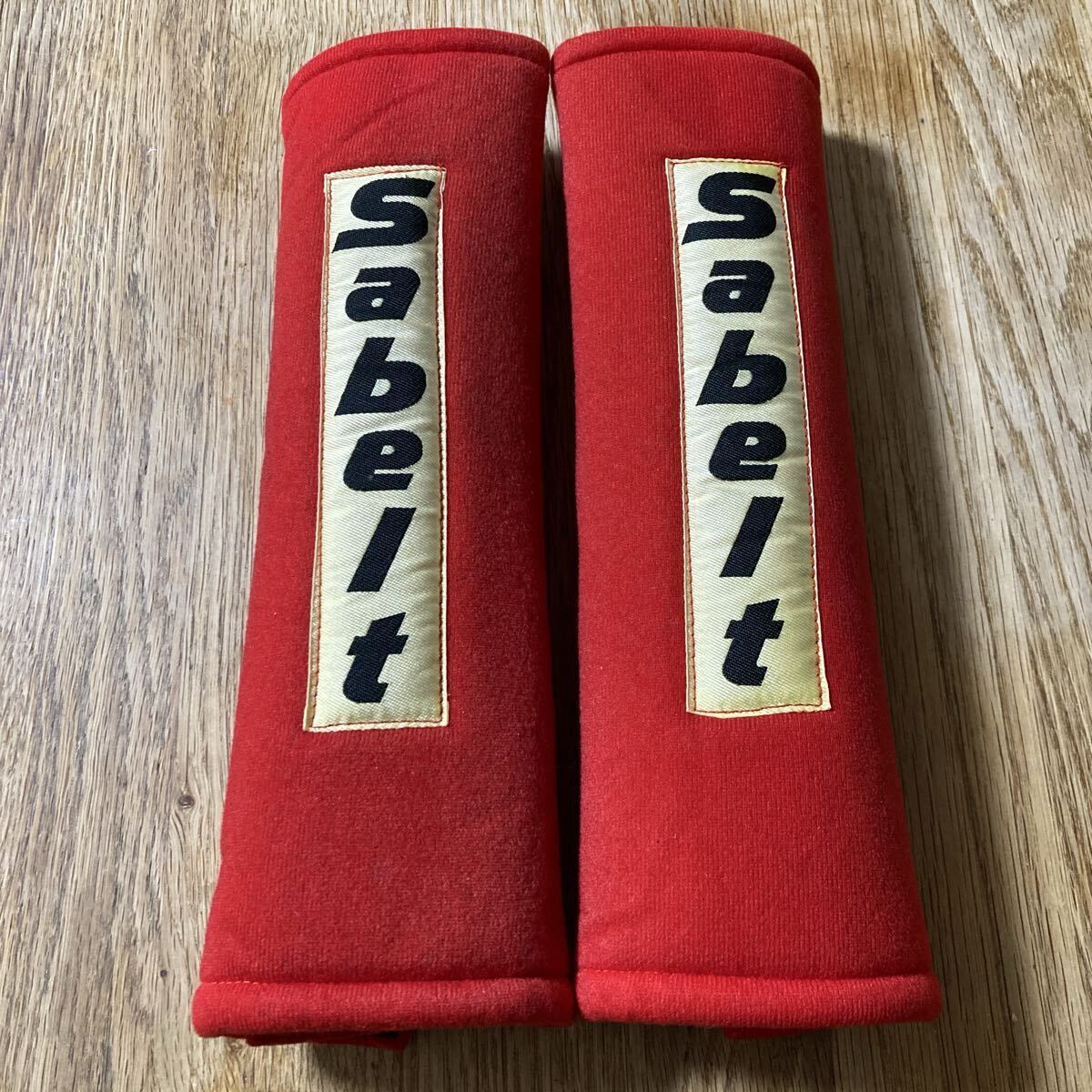 Sabelt vintage harness shoulder pads 2incsa ремень Harness ремень безопасности плечо накладка ②