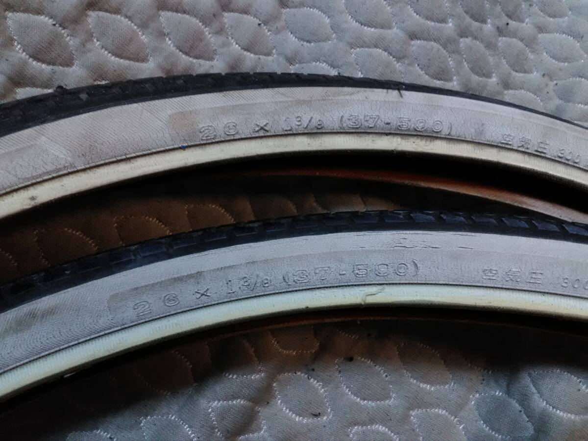 ★10分山 26×1-3/8 ブリヂストン TOUGH ROAD 2本セット 直接引取り歓迎_画像3