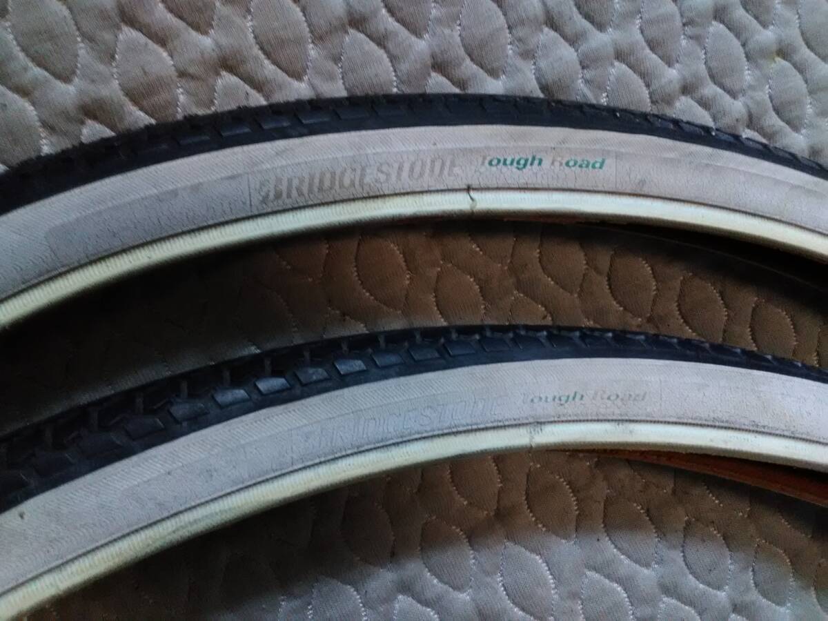 ★10分山 26×1-3/8 ブリヂストン TOUGH ROAD 2本セット 直接引取り歓迎_画像2