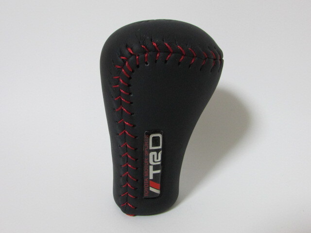 TRD トヨタ シフトノブ 5MT レッドステッチ GR_画像1