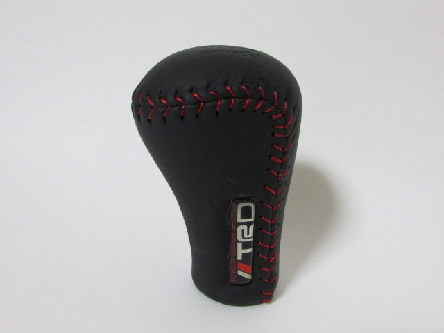 TRD トヨタ シフトノブ 5MT レッドステッチ GR_画像2