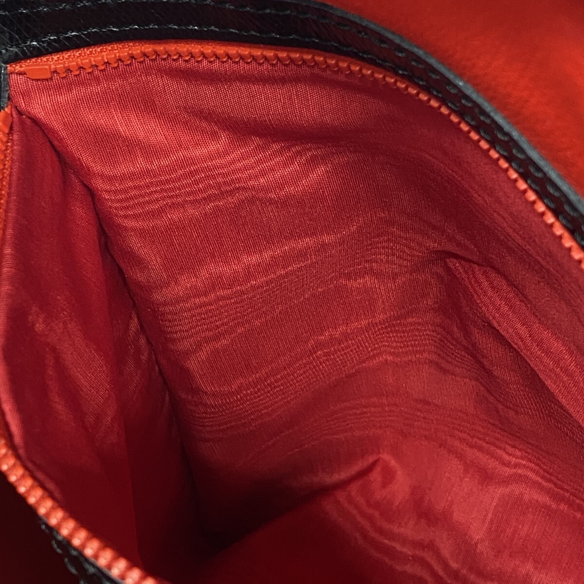 ★最終価格【5mb2091-h】セリーヌ ハンドバッグ レザー ブラック ゴールド金具 2wayバッグ【中古】レディース_画像8