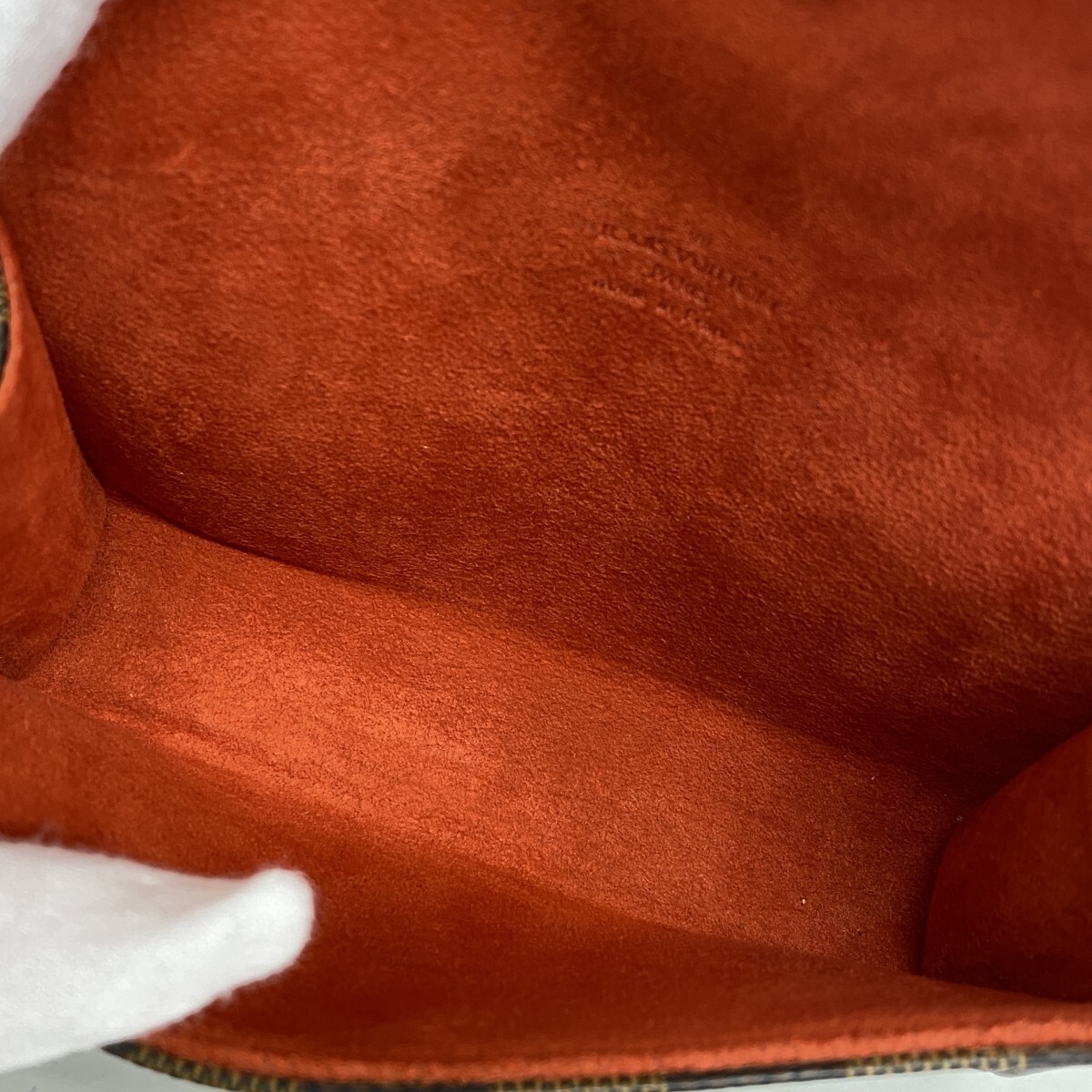 【5od4152】ルイヴィトン ウエストバッグ ダミエ ポシェットフロランティーヌ N51856 エベヌ SPO【中古】レディース_画像4