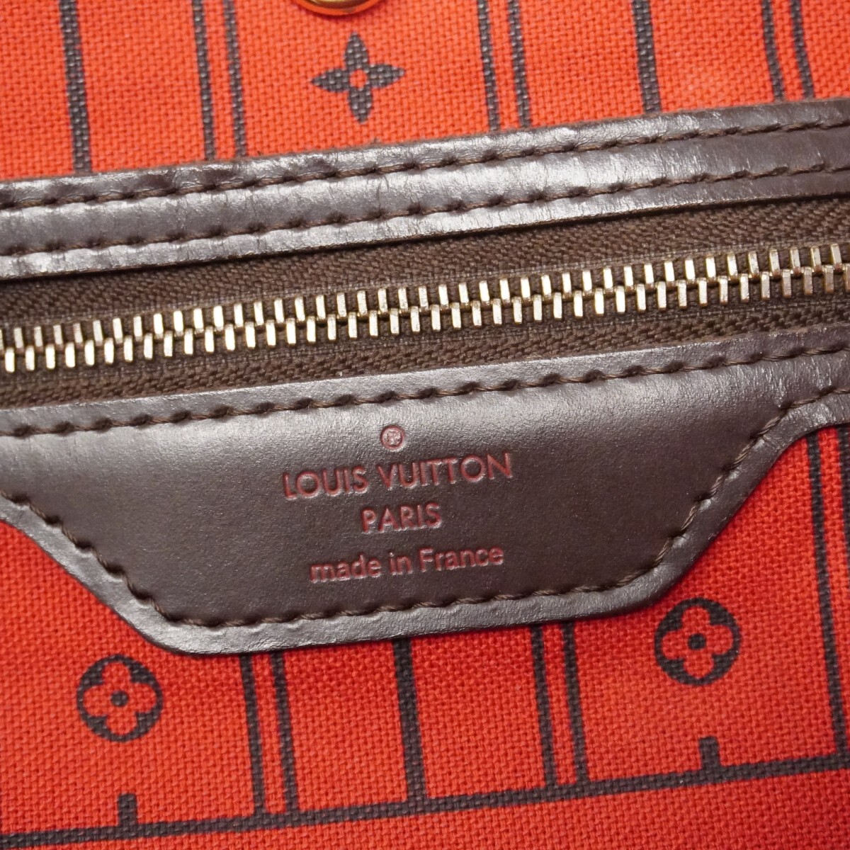 ★最終価格【5me6618-h】ルイヴィトン トートバッグ ダミエ ネヴァーフルMM N51105 エベヌ【中古】レディース_画像5