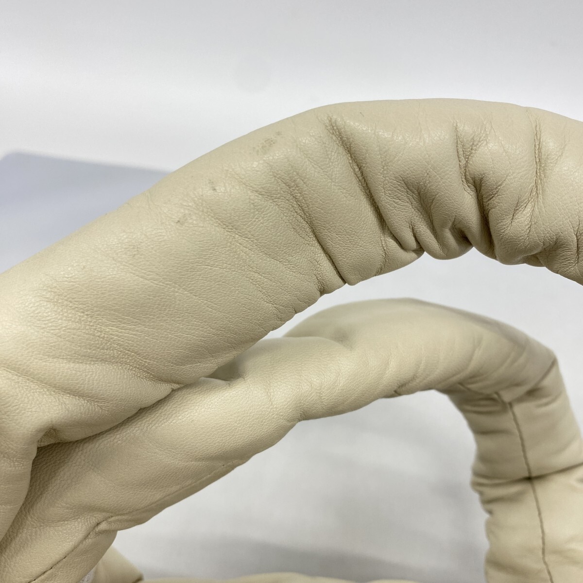 ★最終価格【5ob0137】シャネル トートバッグ コココクーン レザー アイボリー シルバー金具【中古】レディース_画像6