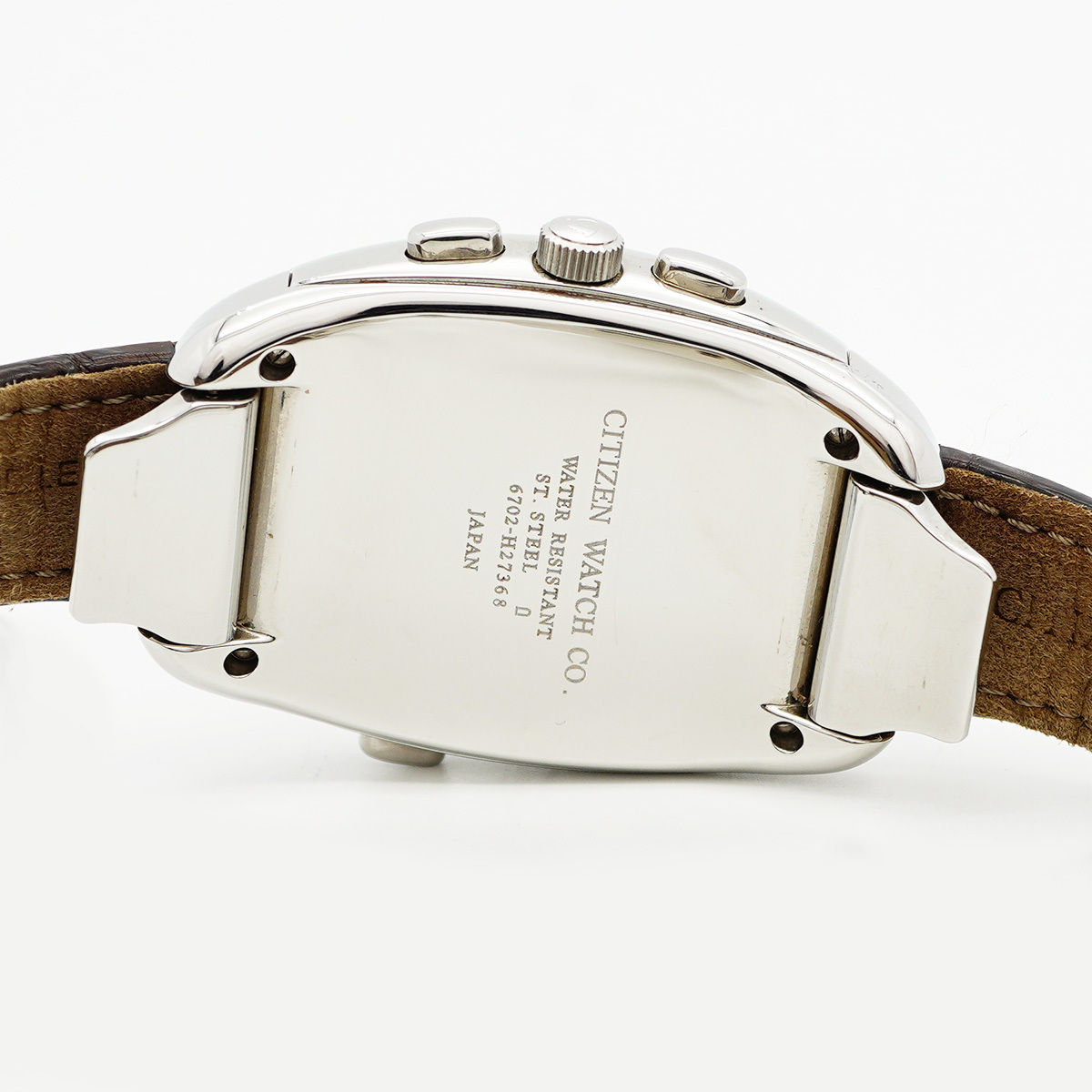 ★SALE【5wwo0255】シチズン カンパノラ 6702-H27368 黒文字盤【中古】腕時計 メンズ_画像6