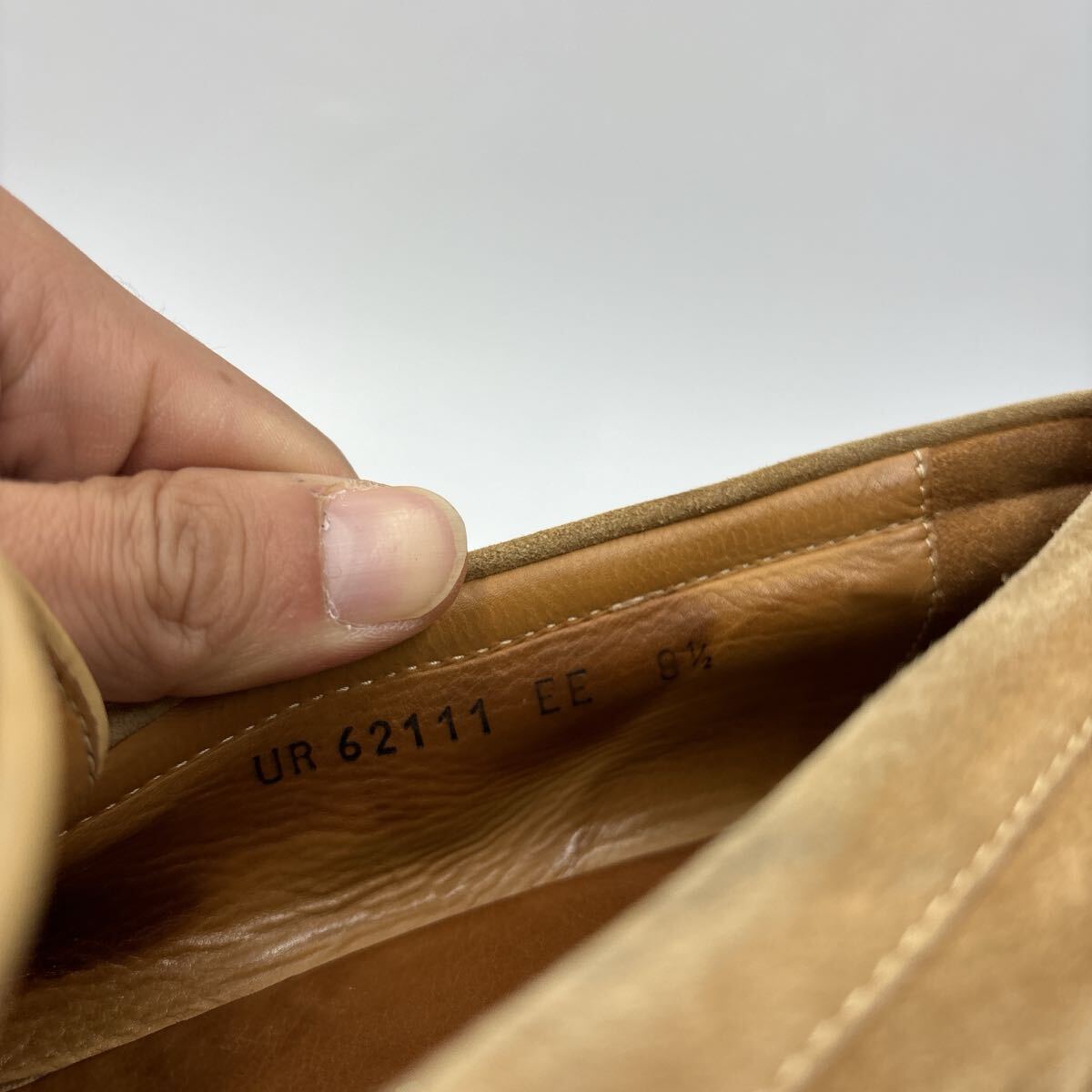 V ＊ イタリア製 '高級感溢れる' Salvatore Ferragamo サルヴァトーレフェラガモ 本革 ガンチーニ ローファー 革靴 8.5EE 26.5cm メンズ_画像8