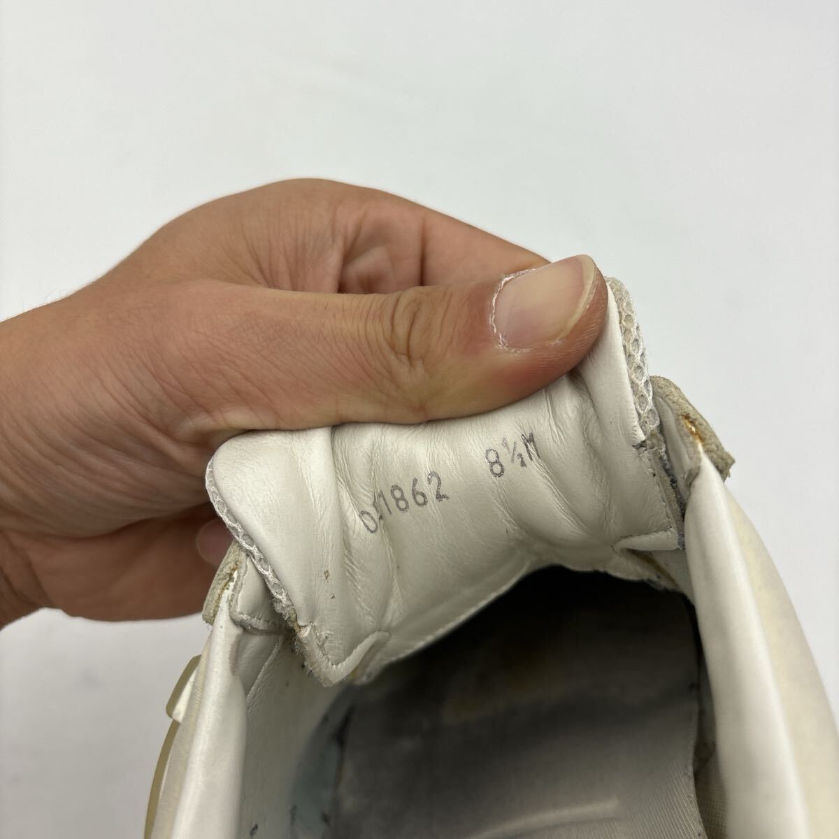 1円~ * '高級感溢れる' Salvatore Ferragamo サルヴァトーレフェラガモ BROOKLYN 3 本革 ガンチーニ 厚底 スニーカー 8.5M 26.5cm メンズ_画像8