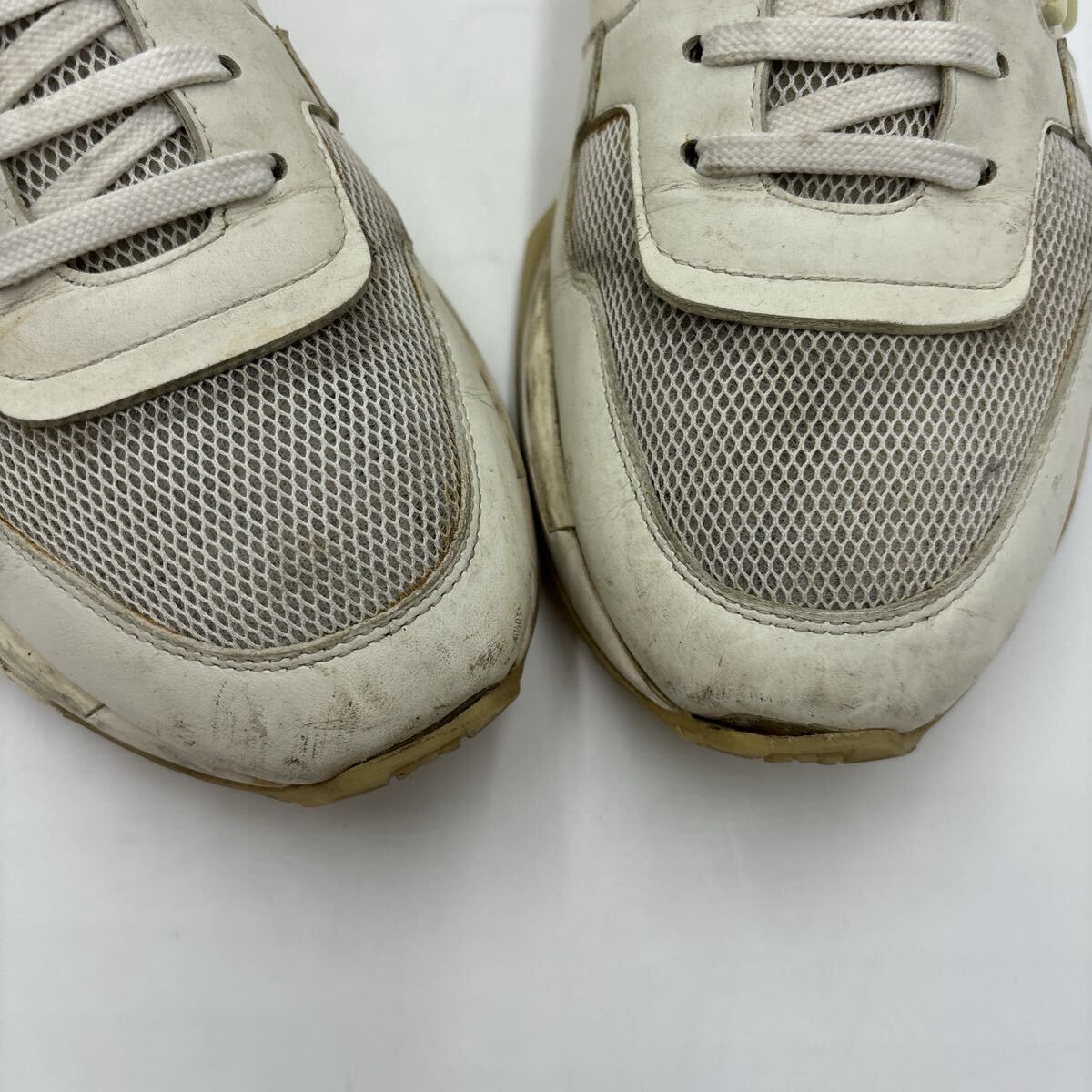 1円~ * '高級感溢れる' Salvatore Ferragamo サルヴァトーレフェラガモ BROOKLYN 3 本革 ガンチーニ 厚底 スニーカー 8.5M 26.5cm メンズ_画像9