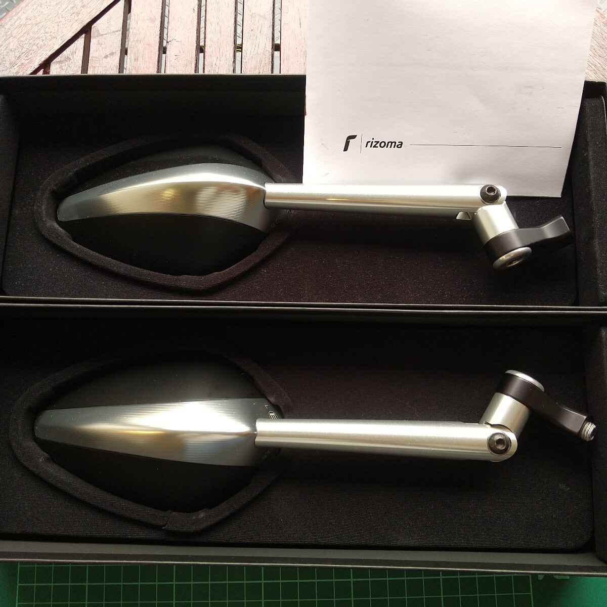 リゾマ ミラー rizoma BS206A アダプターBS711 左右セット_画像4
