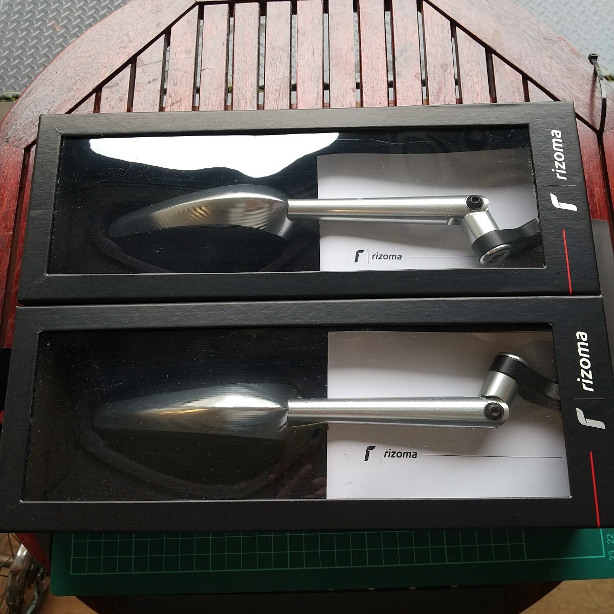 リゾマ ミラー rizoma BS206A アダプターBS711 左右セット_画像6
