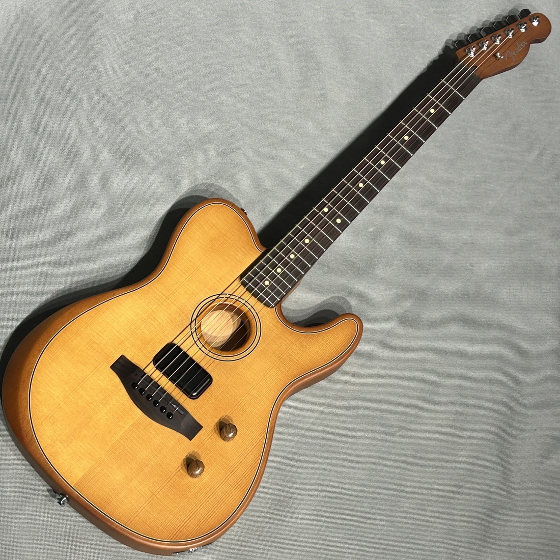 Fender Acoustasonic Standard Telecaster Aged Natural フェンダー アコースタソニック テレキャスター_画像9