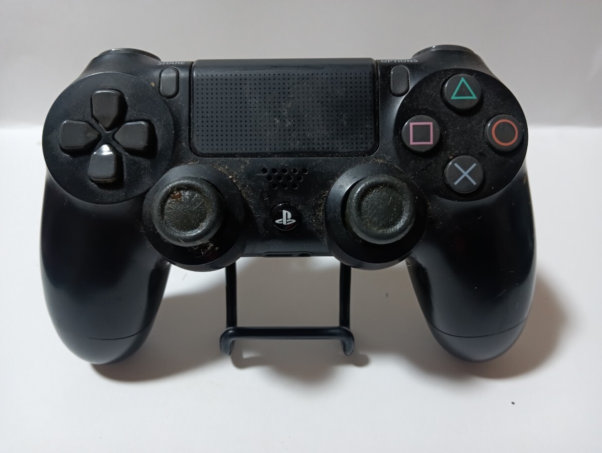 PlayStation4 ワイヤレスコントローラー DUALSHOCK4 ジェット・ブラック CUH-ZCT2J PS4_画像1