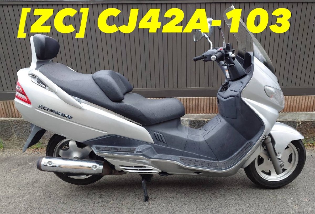 【送料無料!!】[ZC 30726]@スズキ SUZUKI スカイウェイブ250 CJ42A-103 スイングアーム_画像10