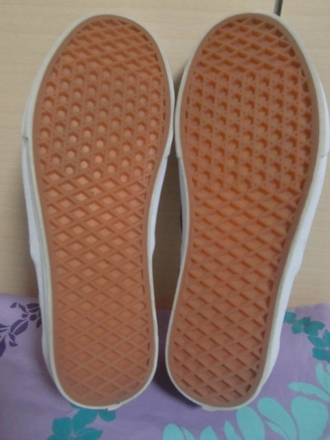 [ б/у ]*VANS SLIP ON ERAP V98CF ERAP BLK/WHT CHK sizeUS9.5/ Van z туфли без застежки e LAP 27.5 см *