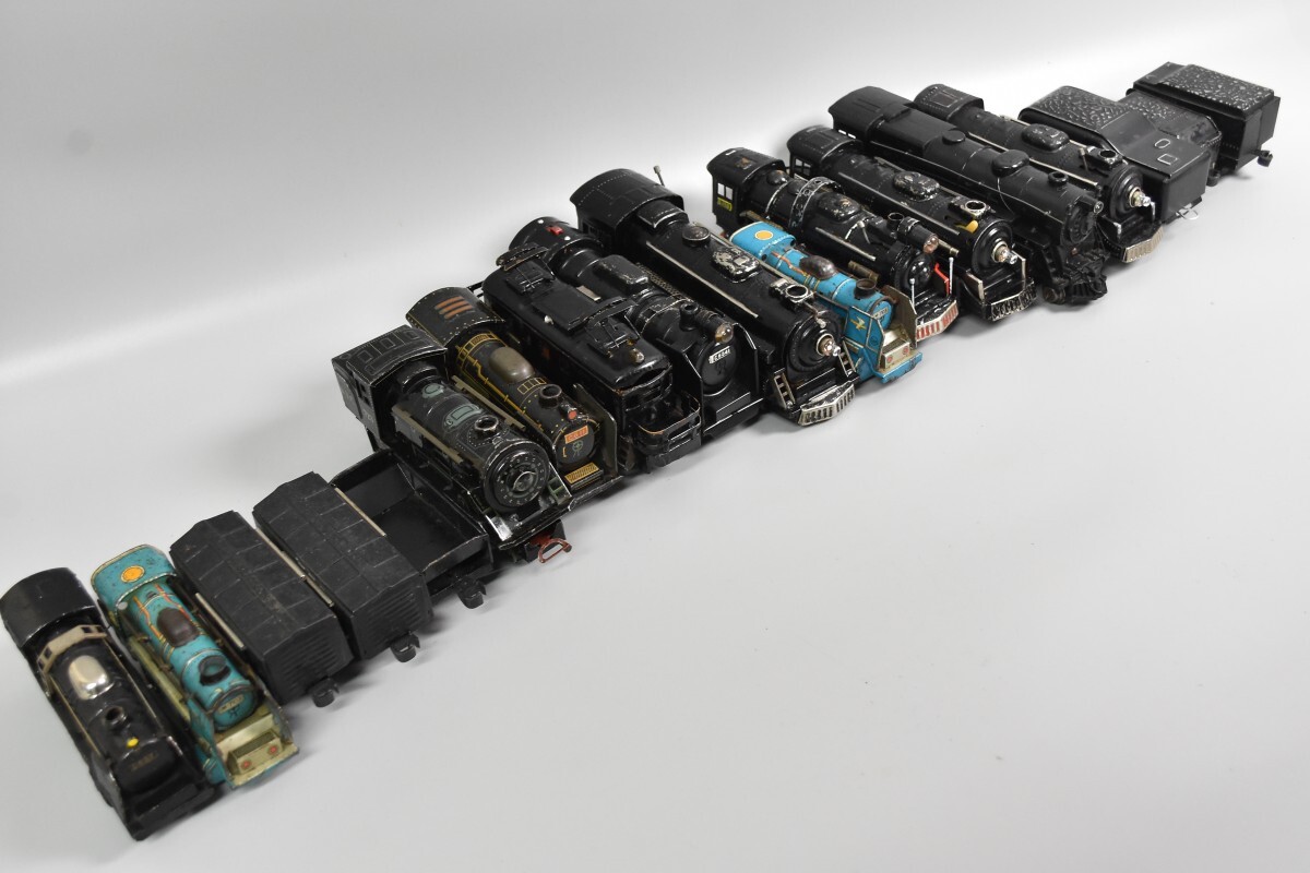 大量 鉄道 23点 まとめ ブリキ マルサン C61 蒸気機関車 電気機関車 フリクション NYC 723 D156 貨物 国鉄 模型 珍品 レトロ RR-765S/118_画像9