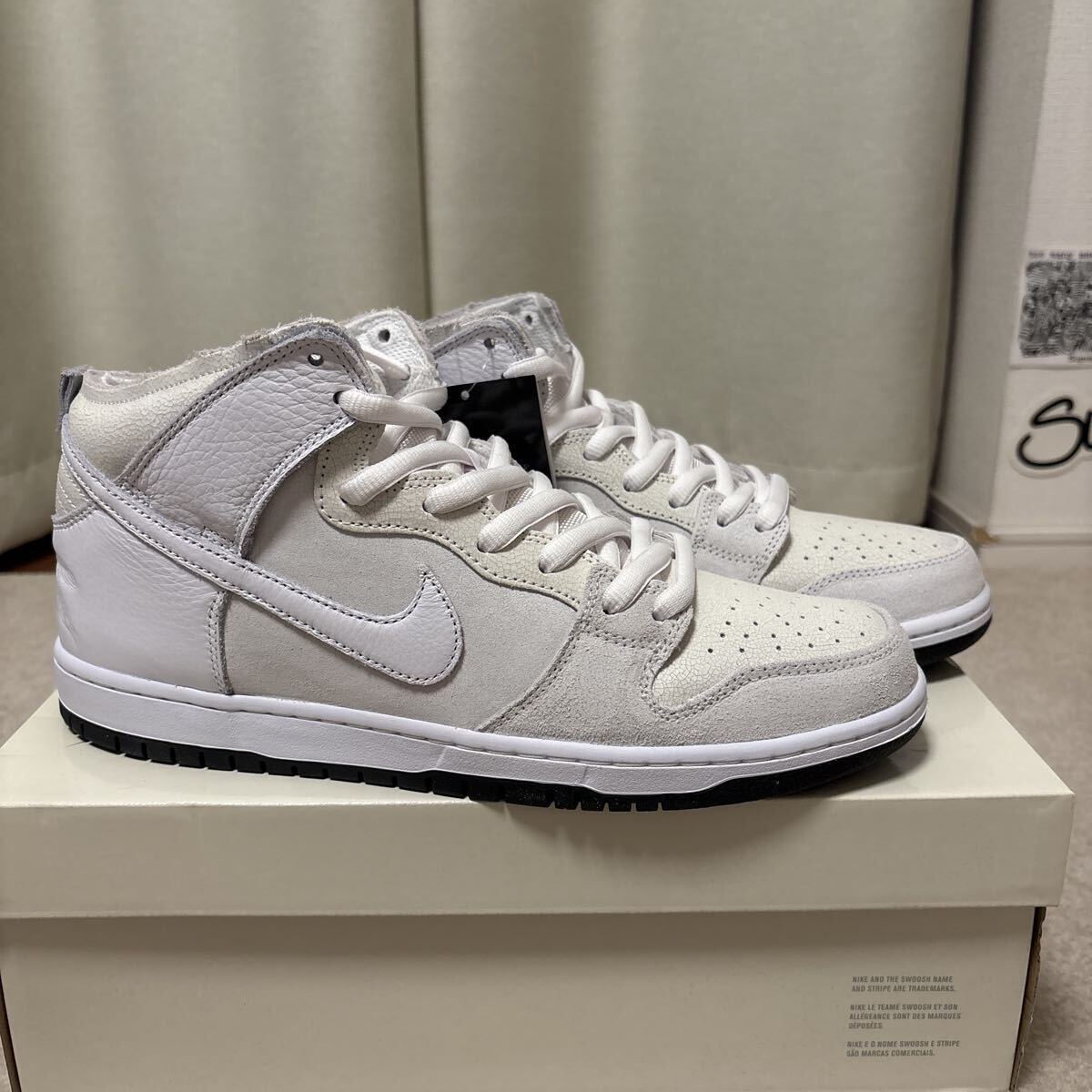  не использовался Nike SB Dunk High QS x Antihero HM5837-100 Nike Anne Thai герой 