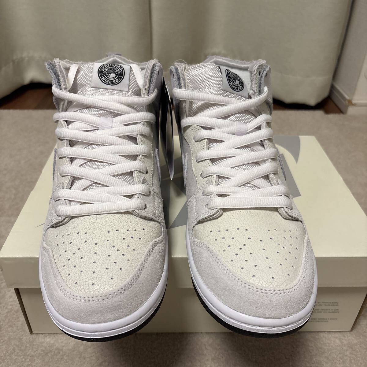  не использовался Nike SB Dunk High QS x Antihero HM5837-100 Nike Anne Thai герой 