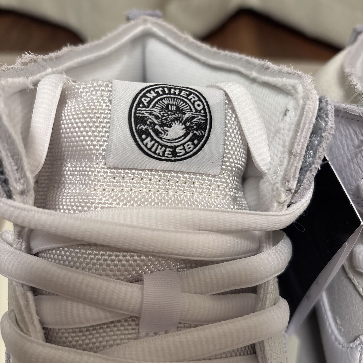  не использовался Nike SB Dunk High QS x Antihero HM5837-100 Nike Anne Thai герой 