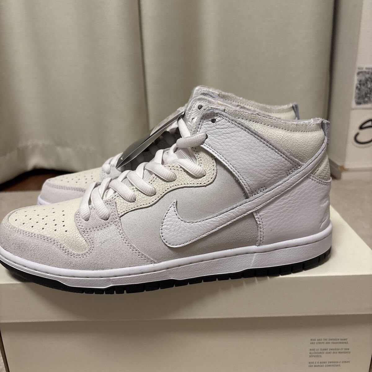  не использовался Nike SB Dunk High QS x Antihero HM5837-100 Nike Anne Thai герой 