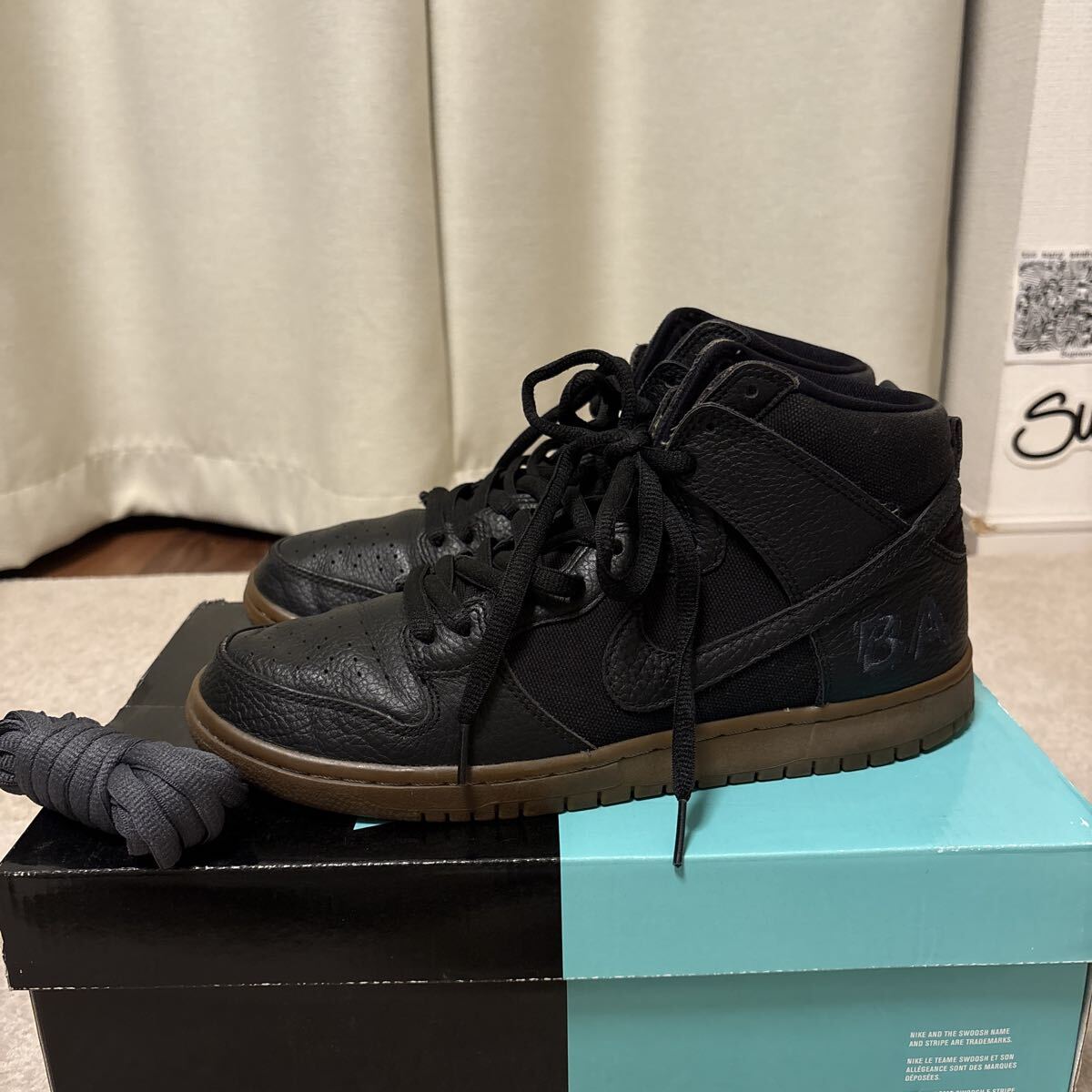 Nike Sb Dunk High Pro Qs Anti Hero Skateboards Nike Dunk Anne Thai герой 