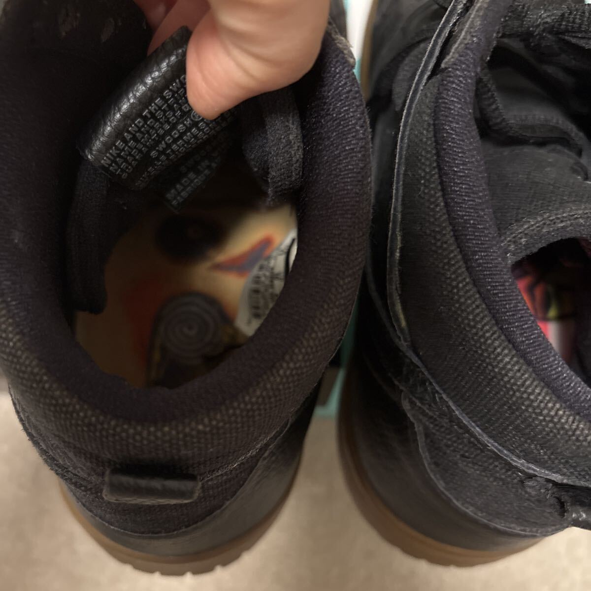 Nike Sb Dunk High Pro Qs Anti Hero Skateboards Nike Dunk Anne Thai герой 