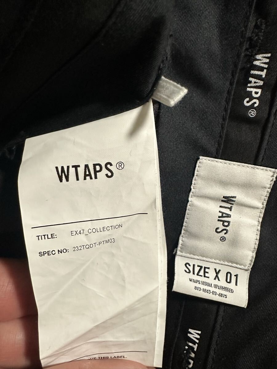 WTAPS ダブルタップス　23AW LEZ BURY TROUSERS POLY.TWILL サイズ01 BLK 232TQDT-PTM03 NEIGHBORHOOD ネイバーフッド_画像7