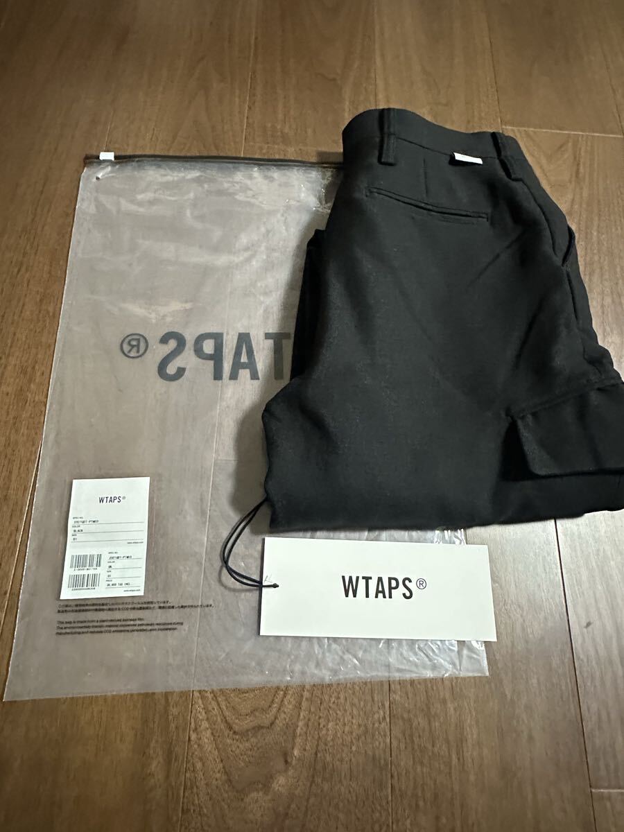 WTAPS ダブルタップス　23AW LEZ BURY TROUSERS POLY.TWILL サイズ01 BLK 232TQDT-PTM03 NEIGHBORHOOD ネイバーフッド_画像8