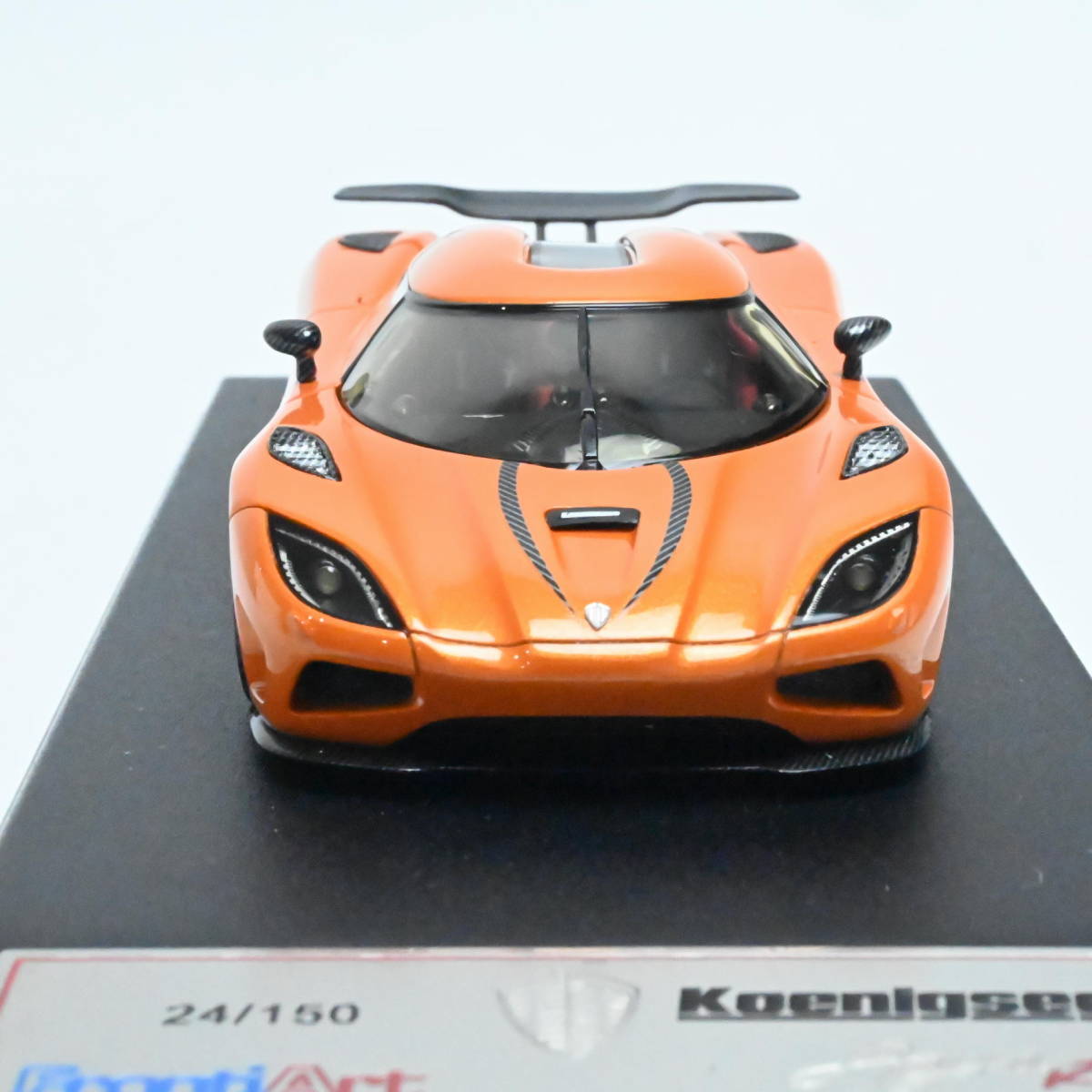 Frontiart フロンティアート 1/64 Koenigsegg Agera R ケーニグセグ アゲ―ラ オレンジ 限定150台 ミニカー S10-s046_画像5