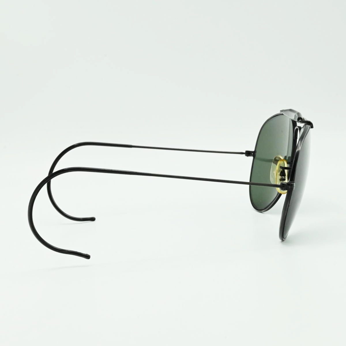 Ray-Ban レイバン アウトドアーズマン/キャラバン メタルサングラス ブラック/ゴールド 2点セット M11-k018_画像4