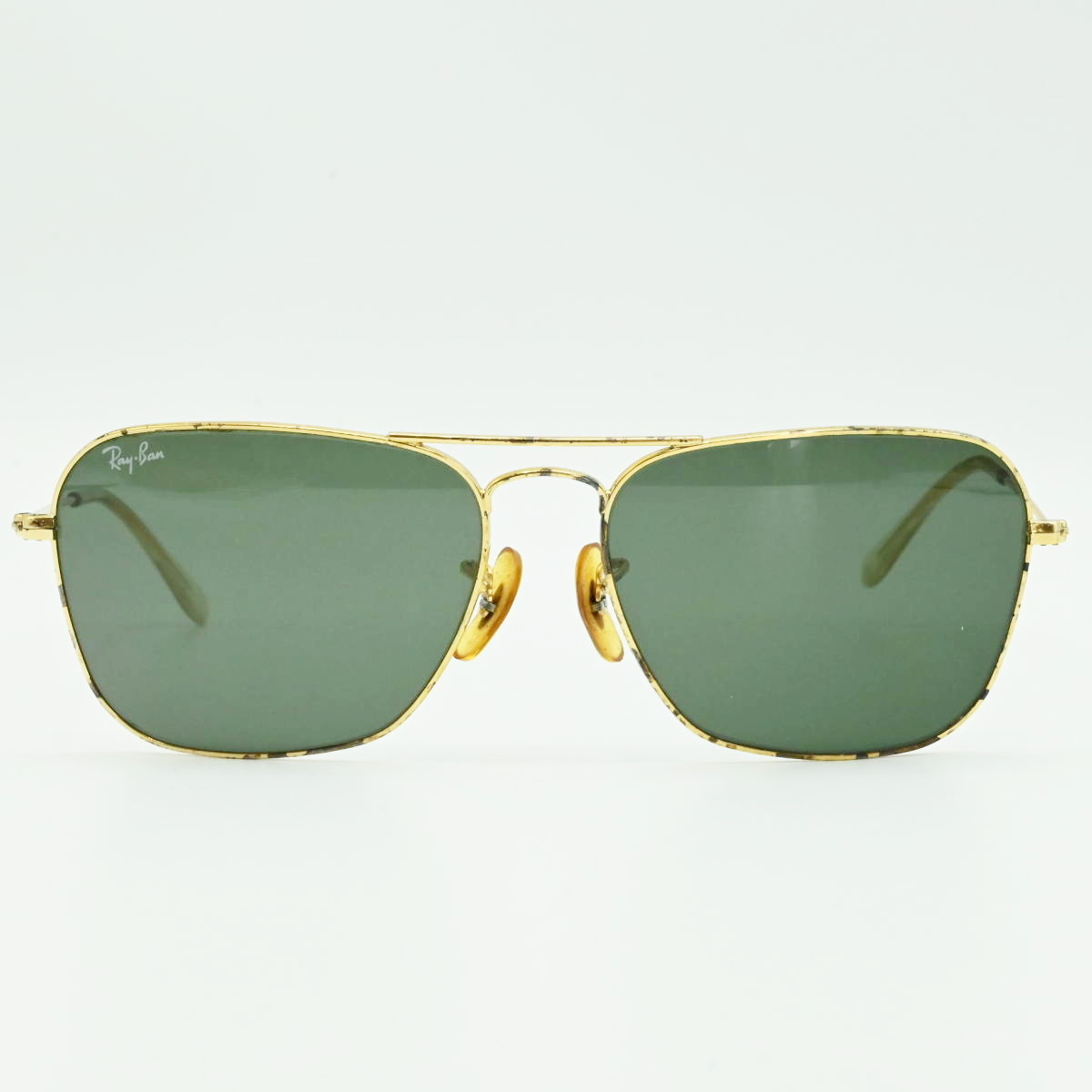 Ray-Ban レイバン アウトドアーズマン/キャラバン メタルサングラス ブラック/ゴールド 2点セット M11-k018_画像6