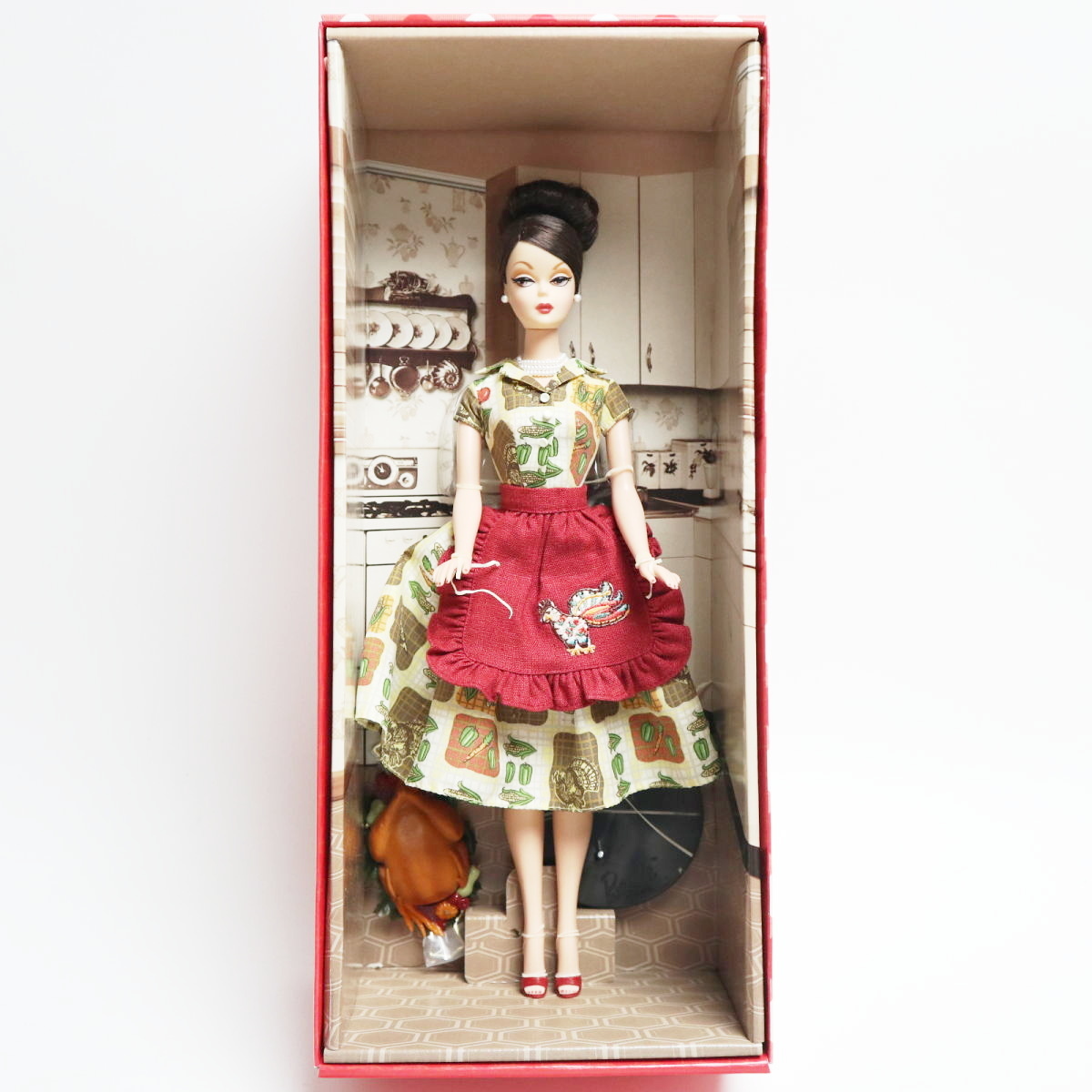 未使用 Barbie バービー Holiday Hostess COLLECTION Thanksgiving Feast ホリデー ホステス Gold Label マテル ドール K2512-s003_画像2