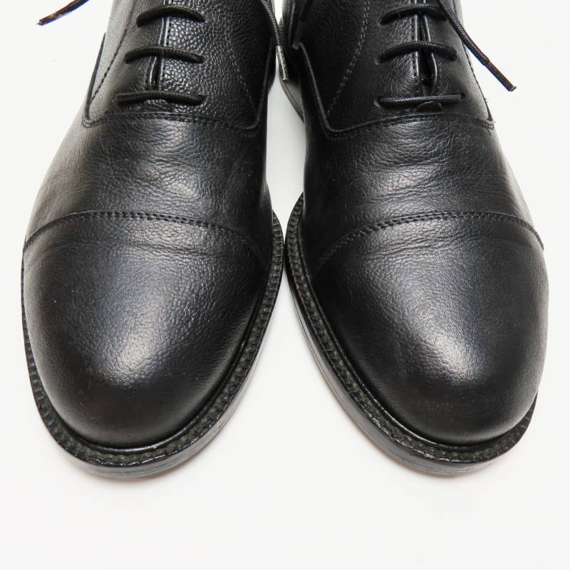 S02-k032 GIORGIO ARMANIjoru geo Armani распорка chip leather - обувь 8(27.0cm соответствует ) черный 