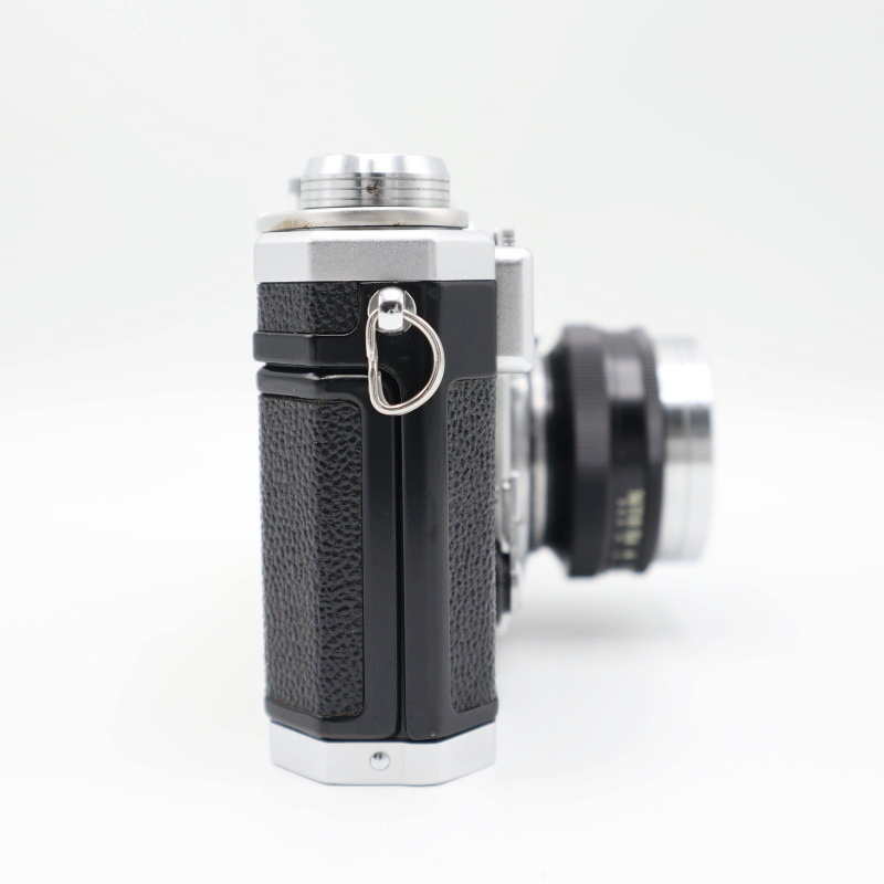 動作確認済 Nikon ニコン S3 シルバー ボディ + NIKKOR-H F2 5cm 標準単焦点レンズ セット レンジファインダー フィルムカメラ K09-t032_画像5