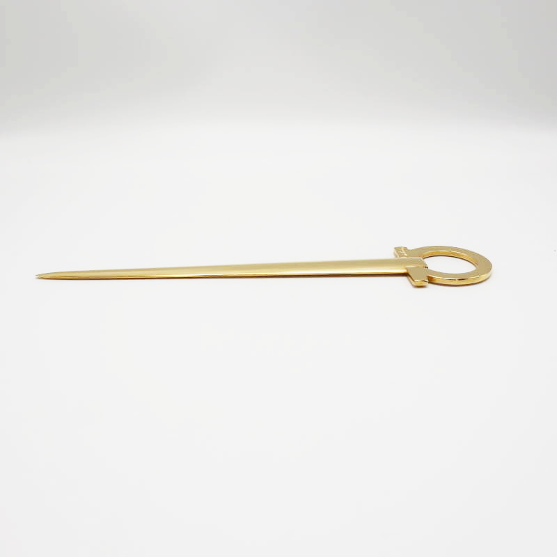  прекрасный товар Salvatore Ferragamo Salvatore Ferragamo gun chi-niGP нож для бумаги Gold M08-k024