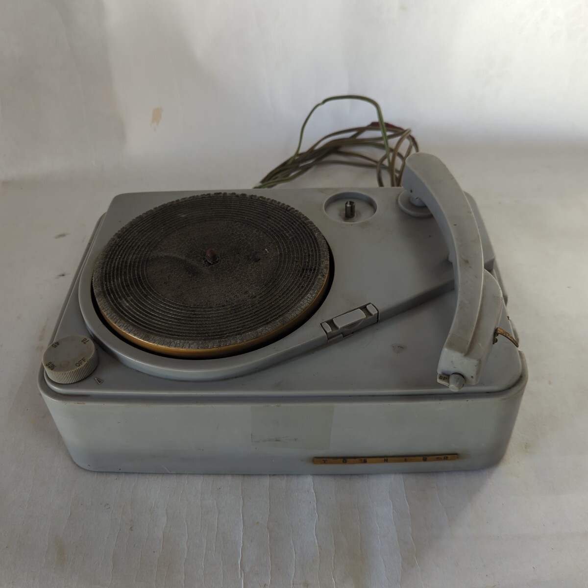 東芝 レコードプレーヤー　 昭和レトロ　 ポータブルレコードプレーヤー　_画像1