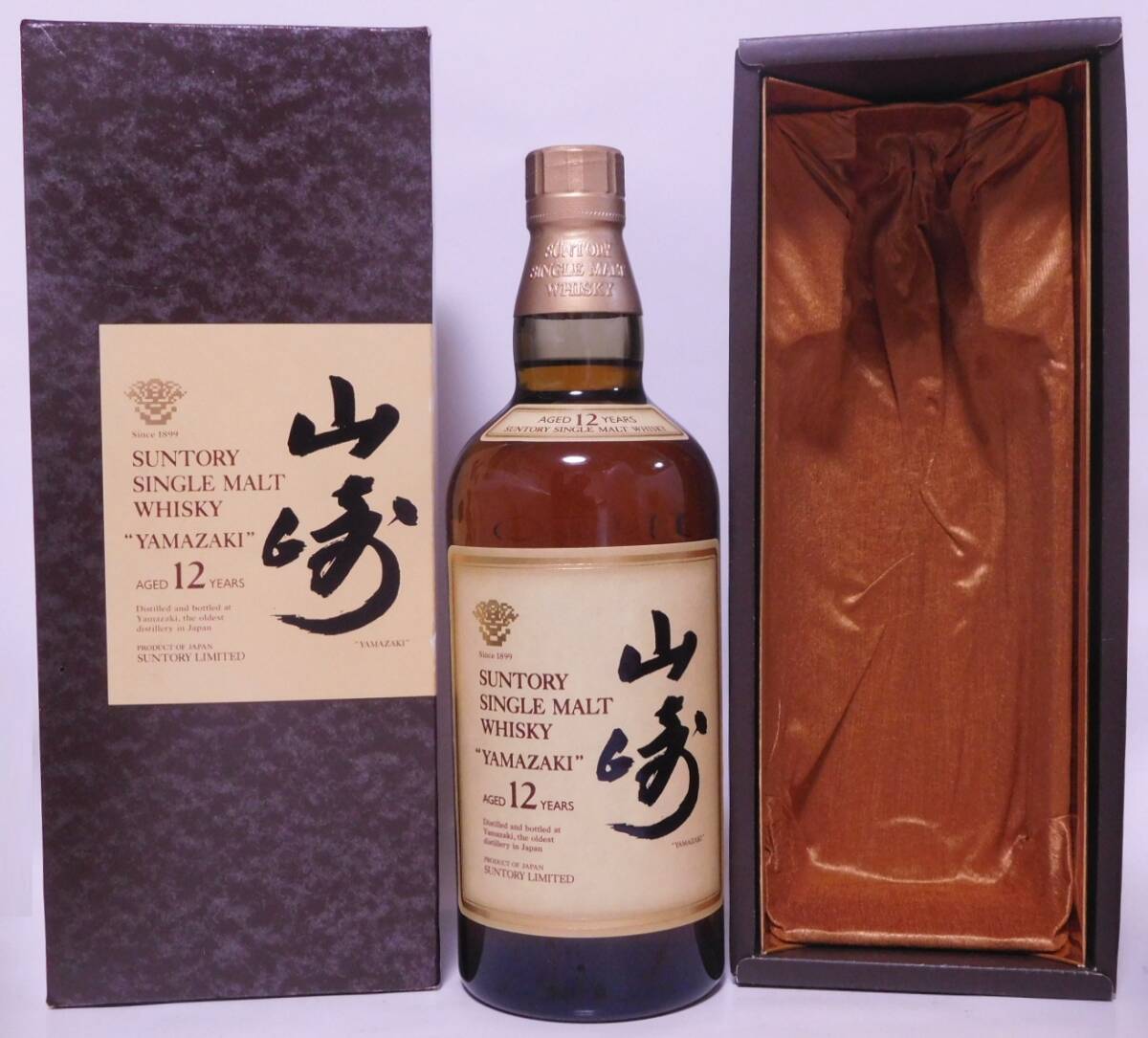 ★古酒☆ サントリー シングルモルト ウイスキー 山崎 12年 750ml 43% ☆送料無料☆ SUNTORY SINGLE MALT WHISKY YAMAZAKI aged 12 years★_画像2