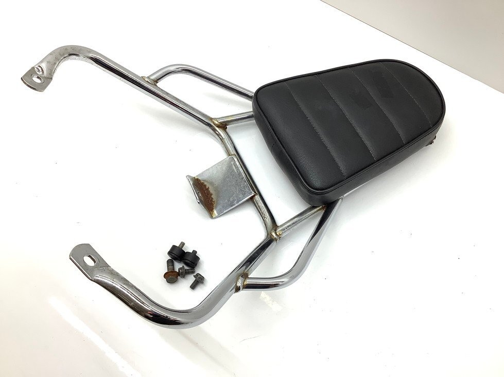 YQ0390 アドレスV125G/ ADDRESSV125 バックレスト/ シート/ タンデムバー/ シーシーバー/ リア/ タンデム KIJIMA/ キジマ CF46A/CF4EA_画像1