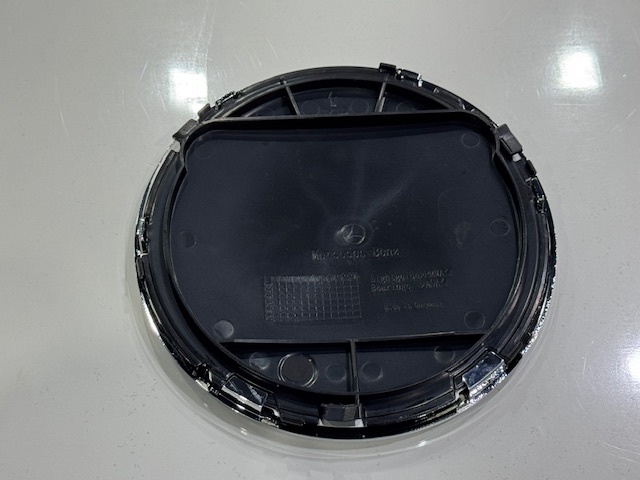 新品!!メルセデス ベンツ Mercedes Benz グリル エンブレム 185mm ブラック 鏡面 A C B E GLK GL CLA CLS R_画像5