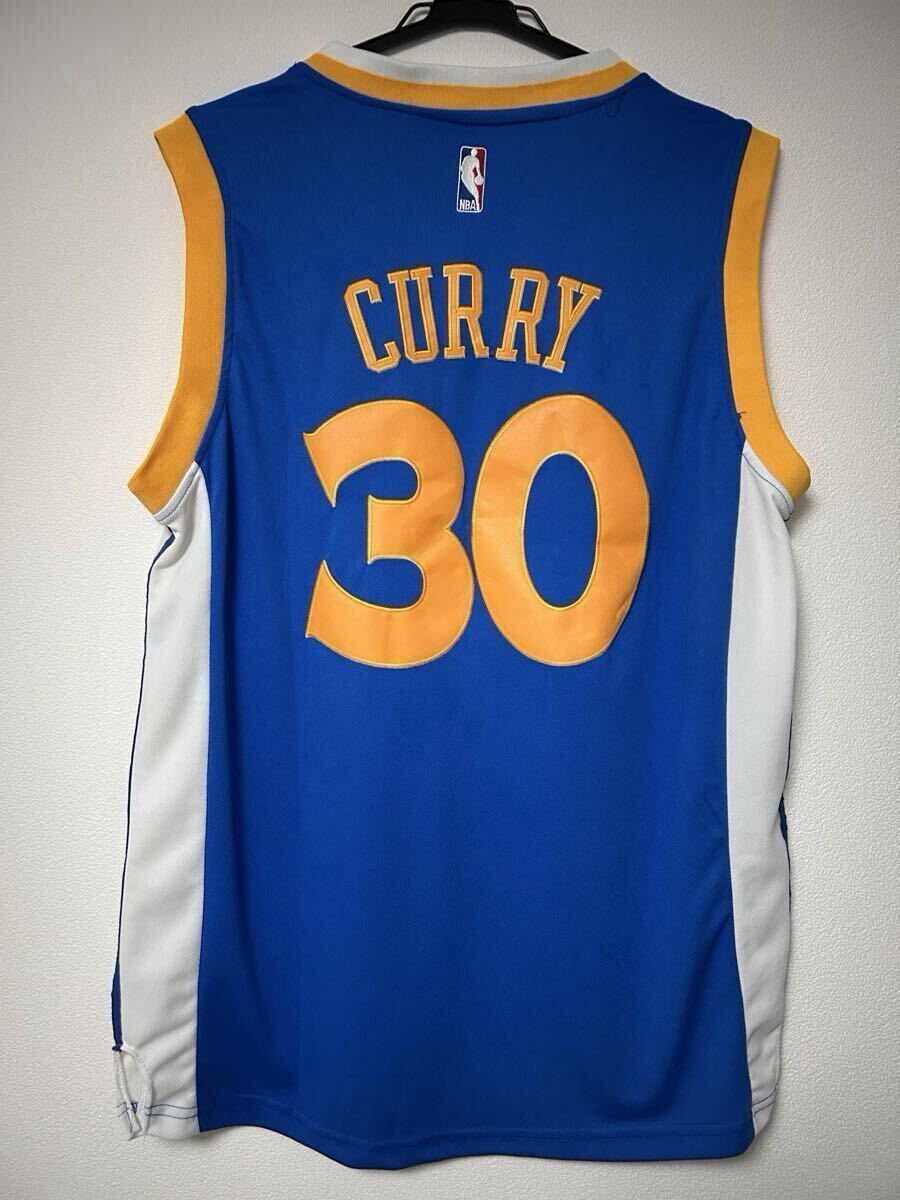 NBA ゴールデンステート ウォリアーズ ステフィンカリーの名前背番号入りユニフォーム 大人用Lサイズ アディダス_画像2