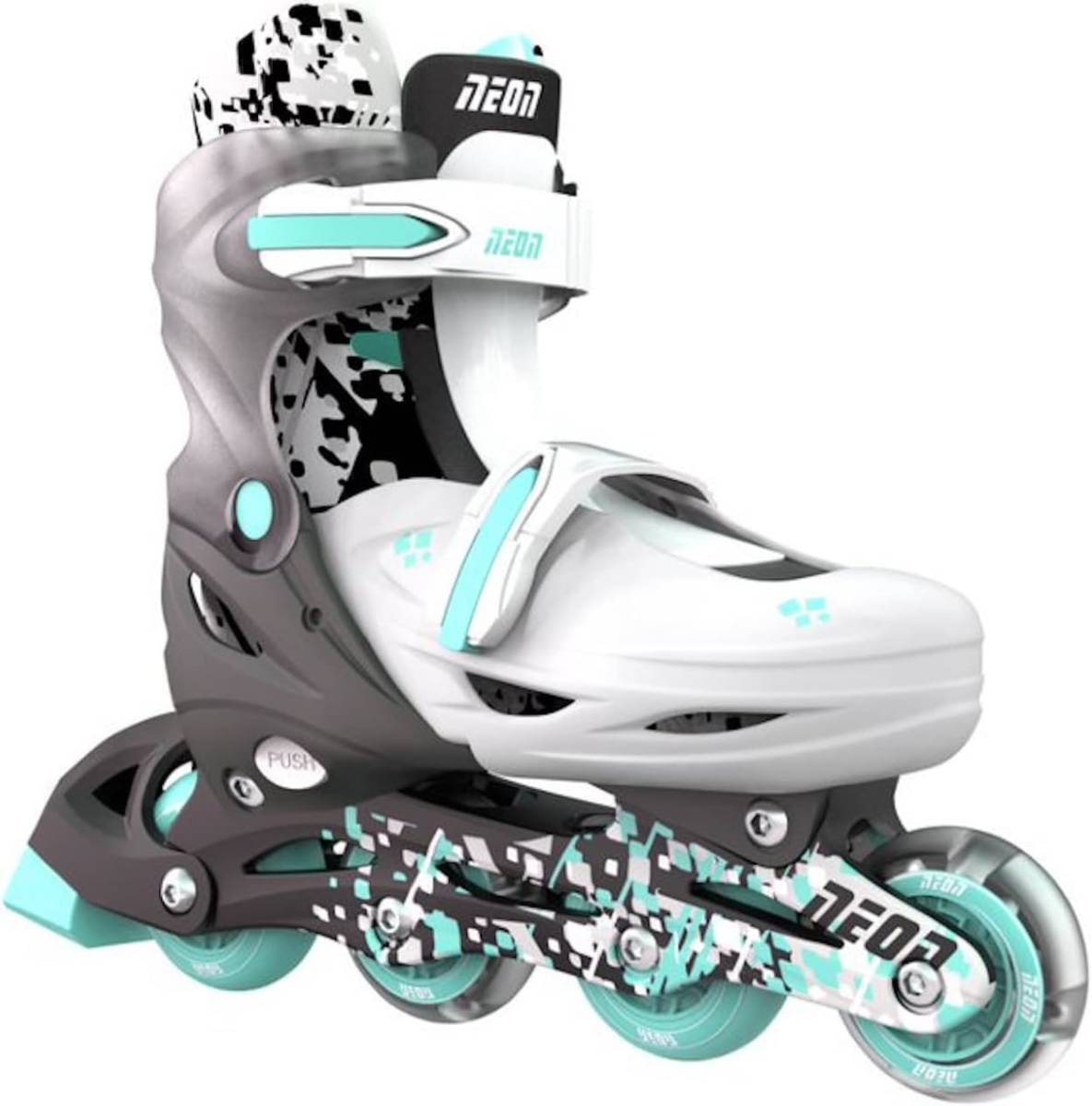 ローラースケート Yvolutionネオンインラインスケート 調整可能な照明スケート子供のための初心者ローラースケート 新品 未使用_画像1