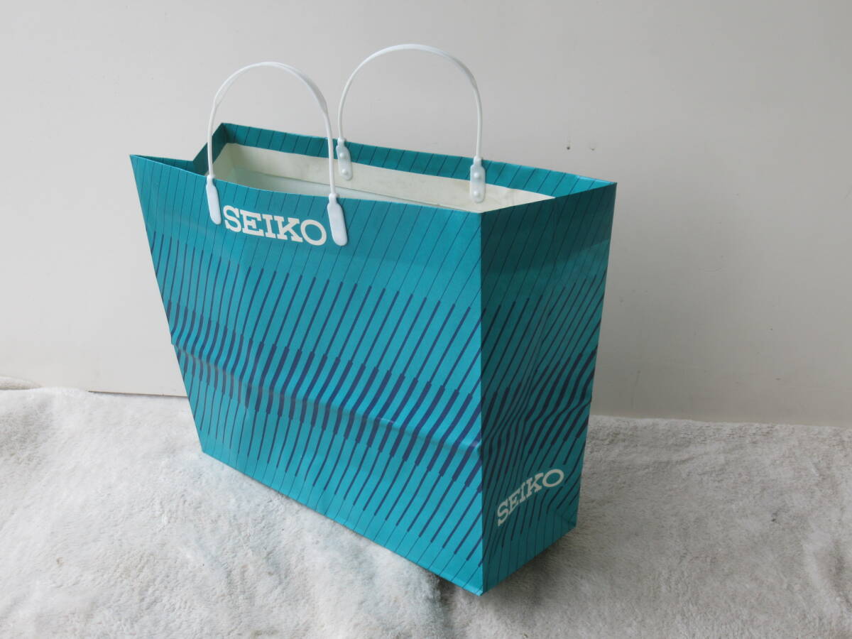 SEIKO セイコー ショップ袋 商品袋 手提げ 紙袋 紙バック 買い物袋 1976年 セイコークロック 他　42枚 まとめて　昭和レトロ _画像10