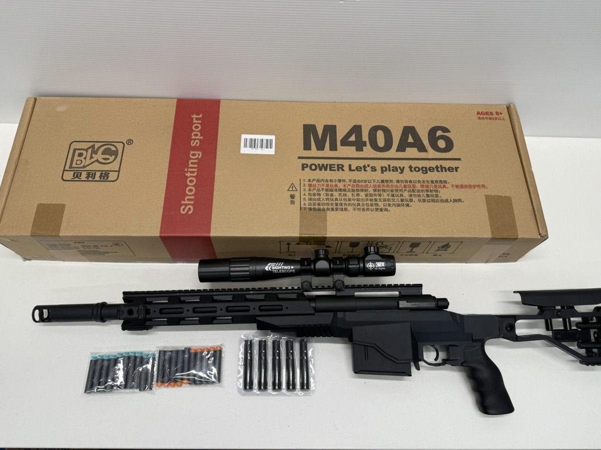 **M40A6 болт action na-f модель пневматическое оружие soft дартс na-f работа OKsnaipa- жизнь ru**