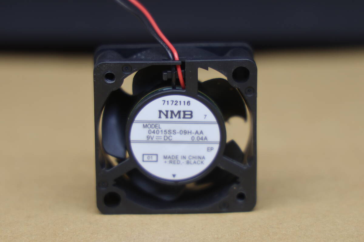 ST816#動作確認済み FUNAI FBR-HW510 FBR-HW2030 FBR-SW1040 交換対応用 FAN NMB7 04015SS-09H-AA 9V DC ファン_画像2